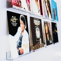 Clear Vinyl Record Shelf Wall Mount Wall Mount Album Record Holder Display