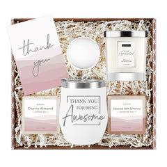 Thank You Gift Box for Women - Send Gratitude With a Unique Spa Experience Gift Box - Best Appreciation Gift Boxes for Coworker Boss Employee Hostess Secretary Teacher Nurse and Volunteer