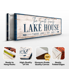 Personalized Lake House Sign V
