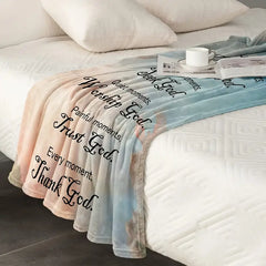 Faithful Comfort - Women's Bible Verse Plush Throw
