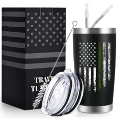 Army Gifts for Men Us Army Veteran Gifts for Men Military Gifts for Men Veteran Soldiers Birthday Christams Gifts for Him Boyfriend Army Stainless Steel Insulated Tumbler with Lid 20oz