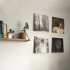 Clear Vinyl Record Shelf Wall Mount Wall Mount Album Record Holder Display