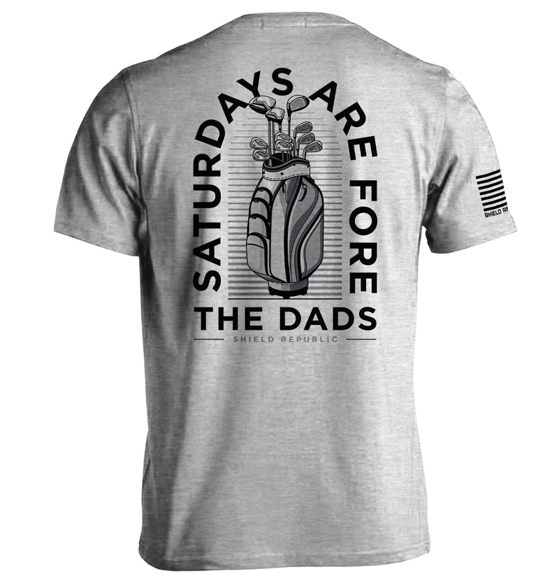 Saturdays Are For The Dads Golf Grey