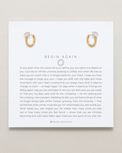 Begin Again Mini Hoop Earrings