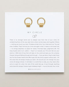 My Circle Drop Earrings