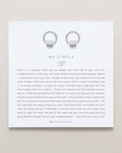 My Circle Drop Earrings