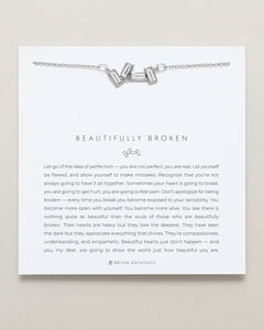Beautifully Broken & Grit Layered Necklace Set