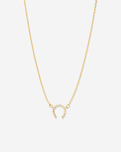 Just For Luck Horseshoe Necklace