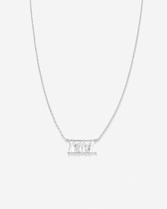 Radiance Baguette Dainty Necklace