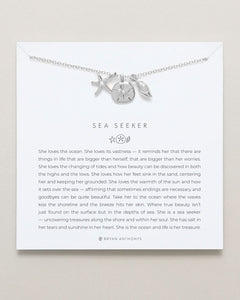 Sea Seeker & Pause Layered Necklace Set