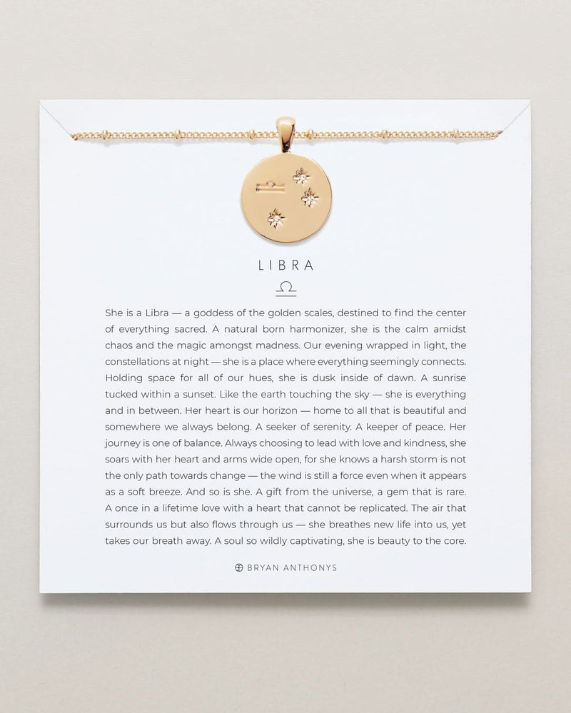 Libra — Zodiac Necklace