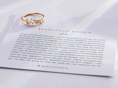 Beautifully Broken Bundle: Necklace + Ring Set