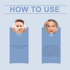 EELHOE Collagen Peel Peel Peel Pull Mask Moisturizing And Moisturizing Facial Skin Hydrating And Supple Skin Care Mask