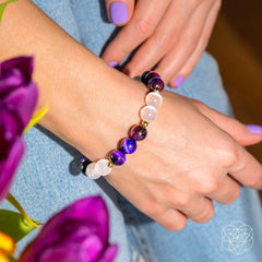 Cosmic Energy Amplifier - Galaxy Tiger’s Eye Bracelet