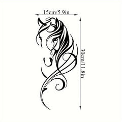 Modern Abstract Horse Metal Wall Art  Vintage Industrial Wall Decor For Farmhouse, Boho & Minimalist Homes - Unique Hanging Art For Living Room, Bedroom, Office & Bar - Trendy Room Decor, Housewarmi