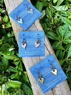 RUSTIC HEART EARRINGS